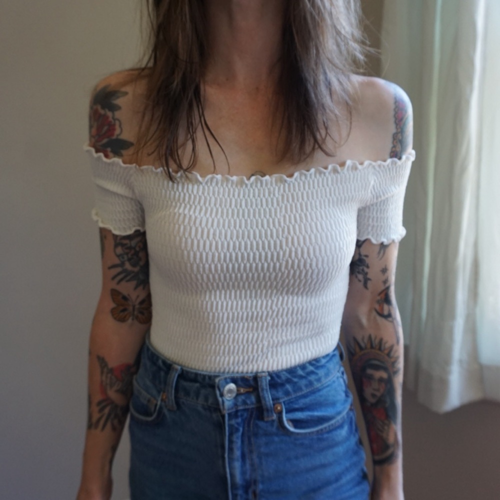 Free People Off the Shoulder Top